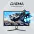 27" Монитор Digma Overdrive 27A510F,  1920x1080,  VA,  165Гц,  2хHDMI,  1хDP,  изогнутый, черный [dm27vg01]